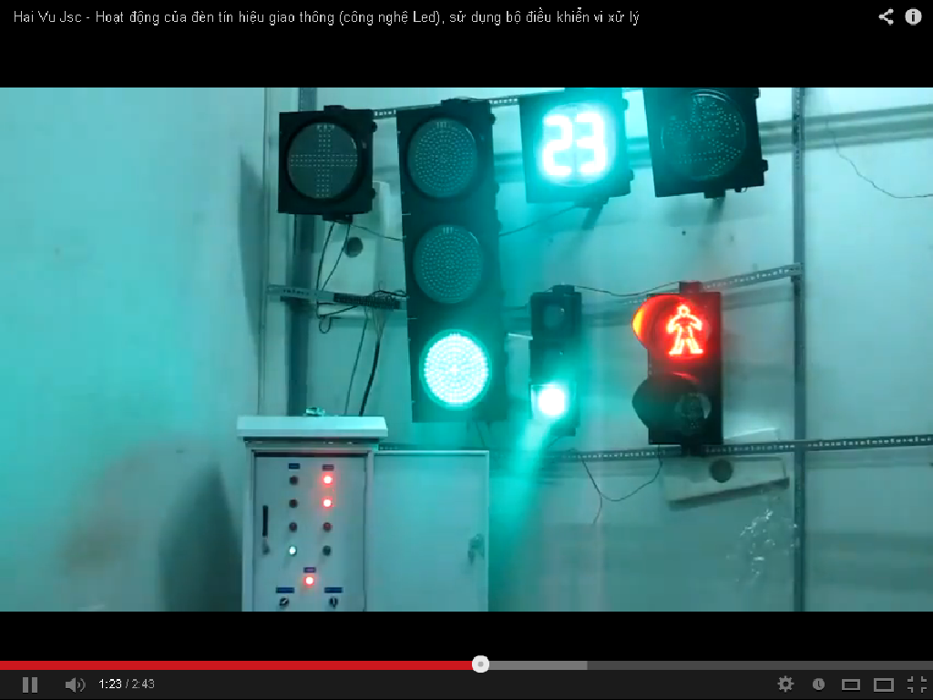 Hai Vu Jsc - Giới thiệu hoạt động của đèn tín hiệu (công nghệ Led), sử dụng Bộ điều khiển Vi xủ lý